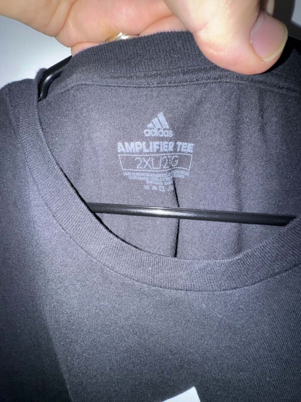 Adidas Amplifier Tee Black Graphic T-Shirt - Picture 3 of 4